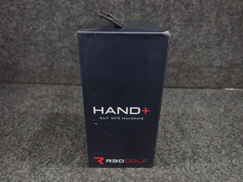 RAD GOLF RGHHDPBK-01 Hand+ Handheld Golf GPS Device