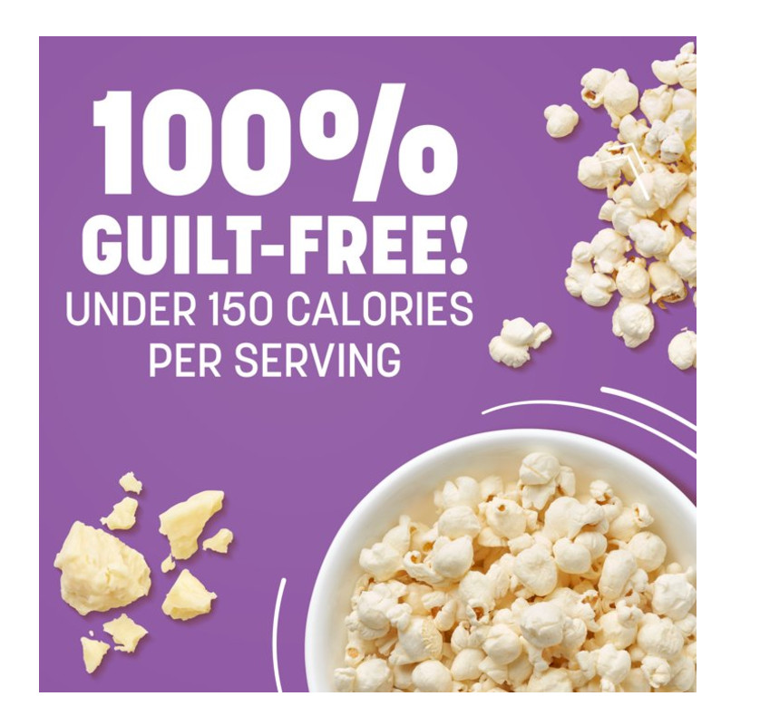 Nutrisystem Popcorn Variety Pack (8 Ct Pack) - Delicious, Diet Friendly Snacks
