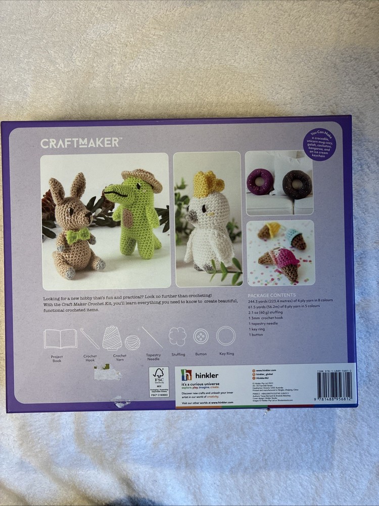 Craftmaker Crochet Creations Deluxe Kit