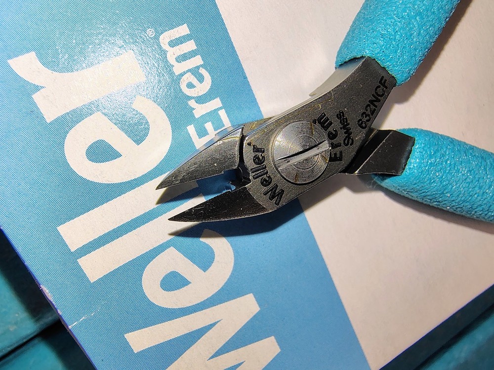 Weller Erem 4-1/4" Super Full-Flush Pointed Relieved Micro Tip Cutter 632NCF