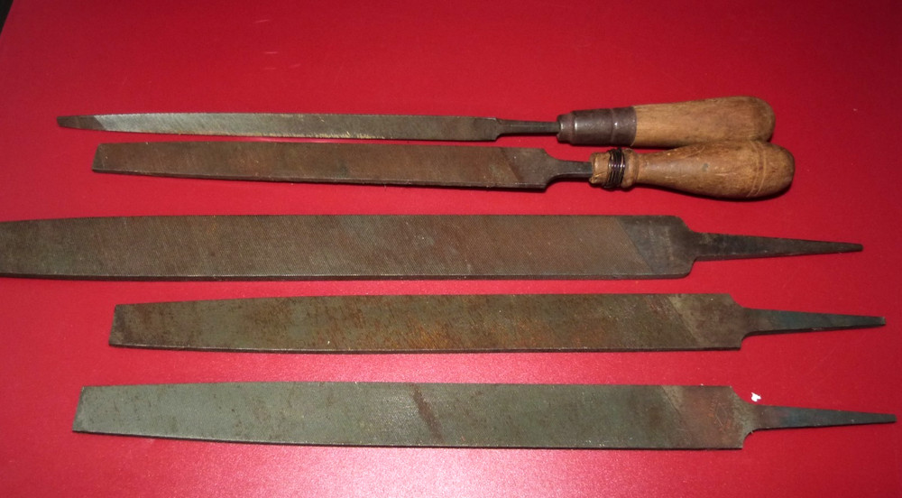 Antique Files 5 Pieces