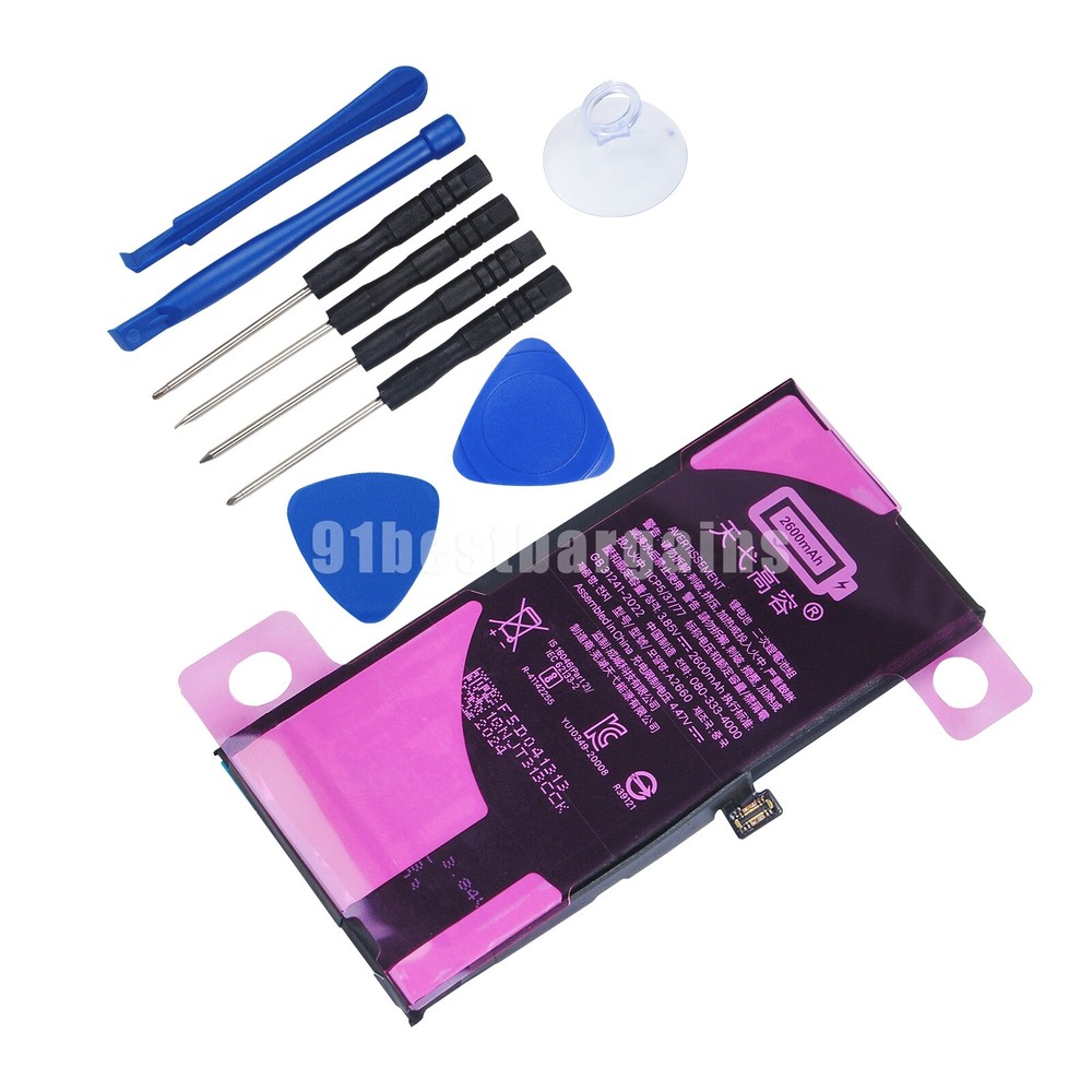 For Apple iPhone 13 Mini Battery Internal Replacement 2600mAh + Tool Adhesive
