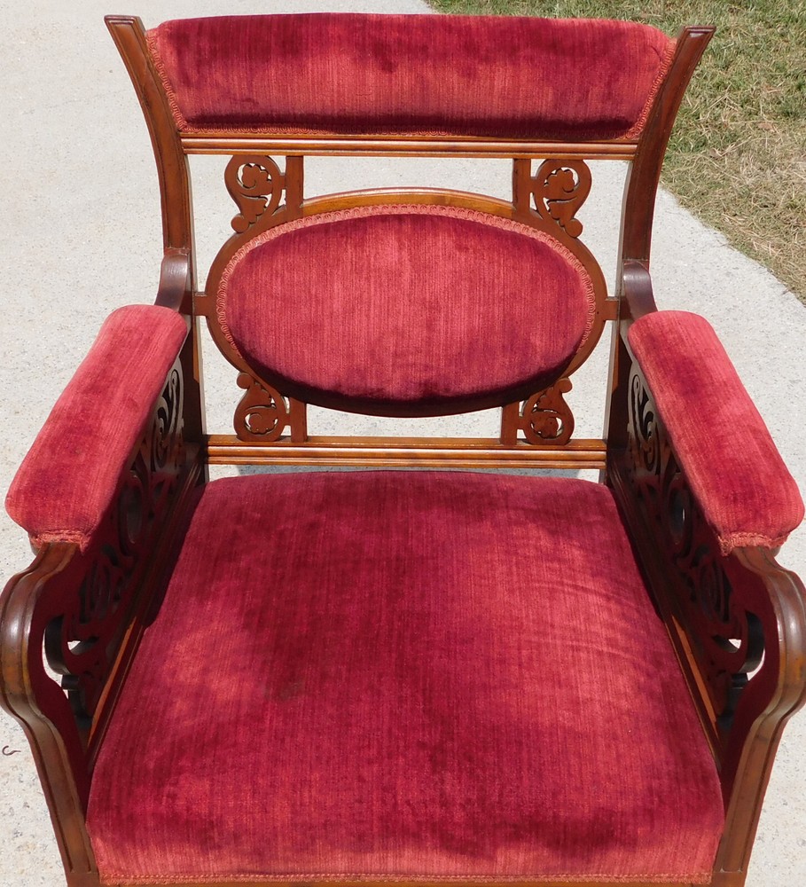 Victorian Parlor /Side Chair~~Pierced Carved