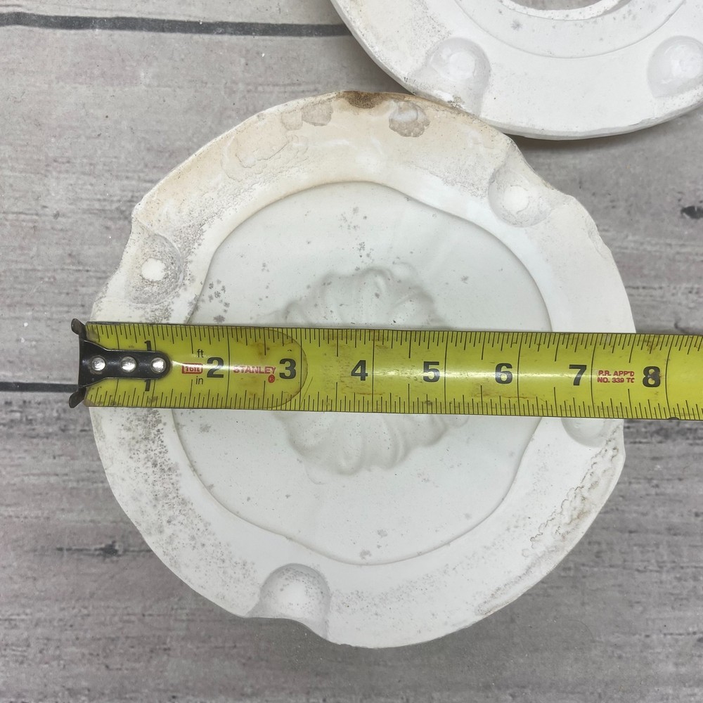 Alberta’s Ceramic Casting Mold Plate With a Floral #410