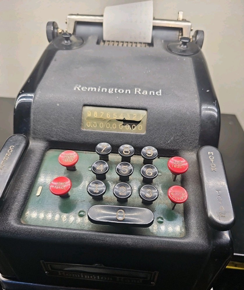 Remington Rand Manual Adding Calculating Bookkeeping Machines TESTED & WORKING