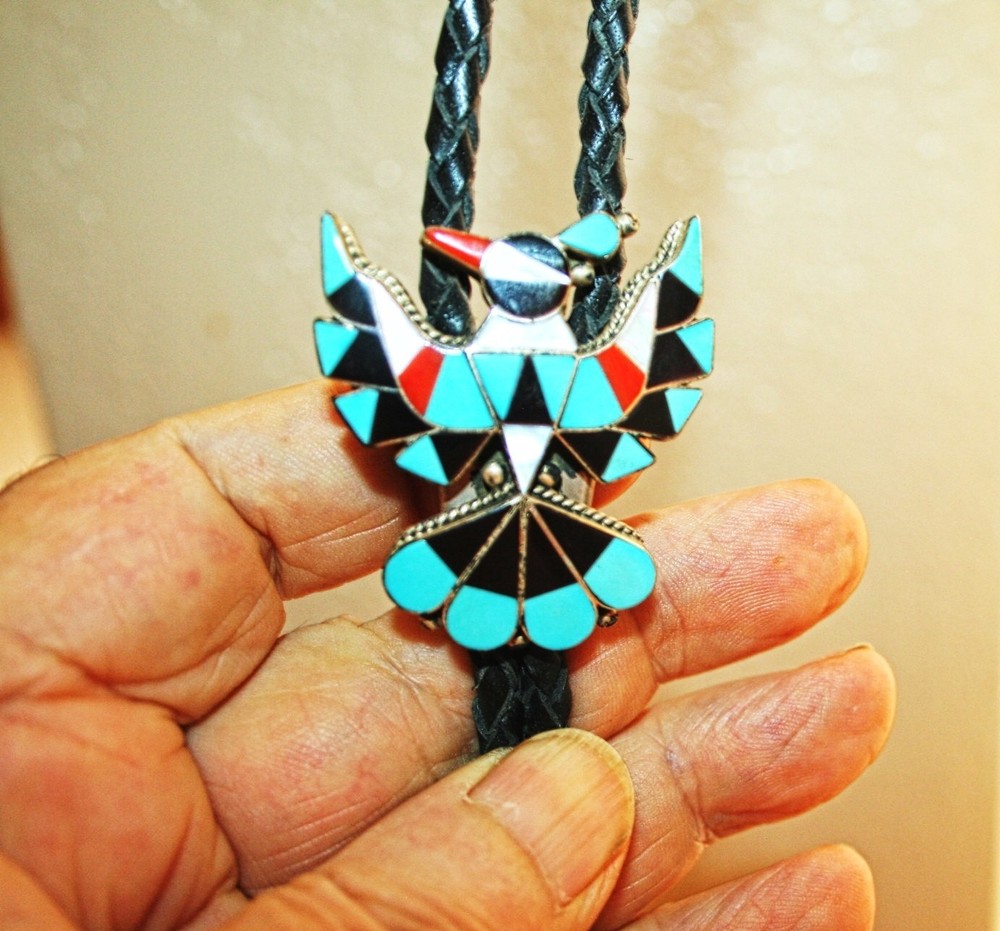 Vintage Zuni Thunderbird Bola