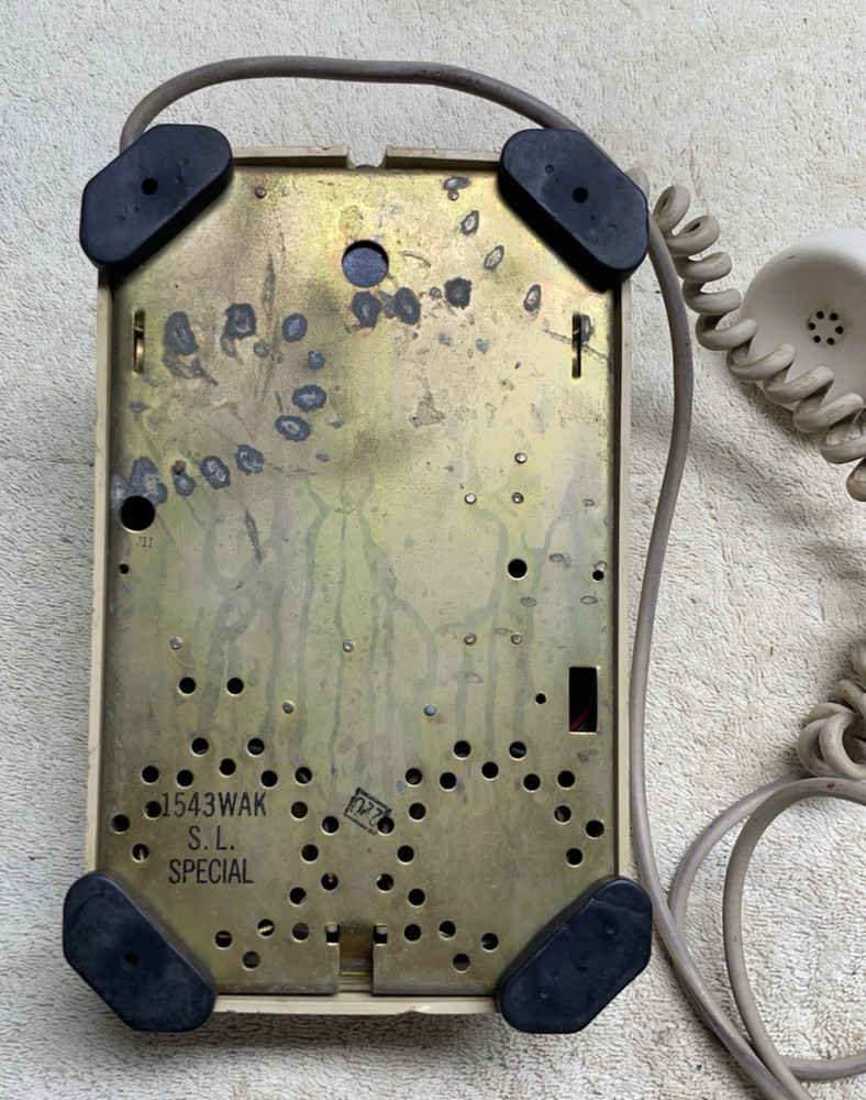 Vintage Rotary Phone Tan