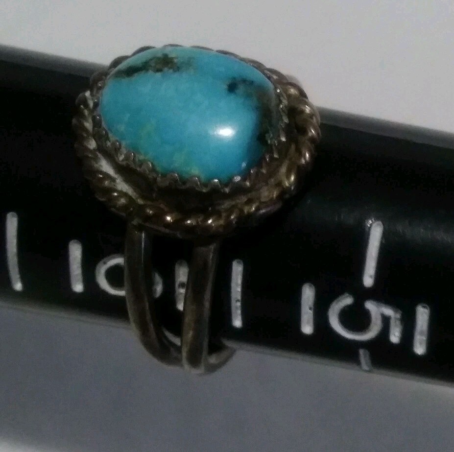 Native American Ring, Signed, Native American A7