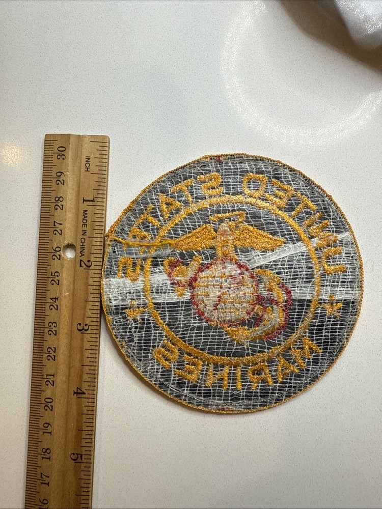 USMC Marines Squadron Patch: USMC Flag Patch, Eagle Globe Anchor EGA