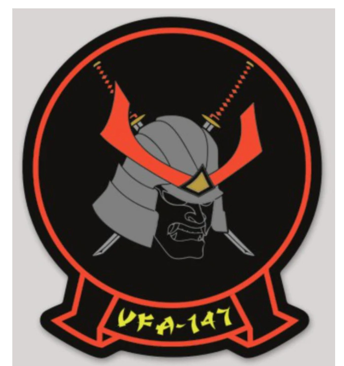 NAVY VFA-147 ARGONAUTS JAPAN STICKER DECAL