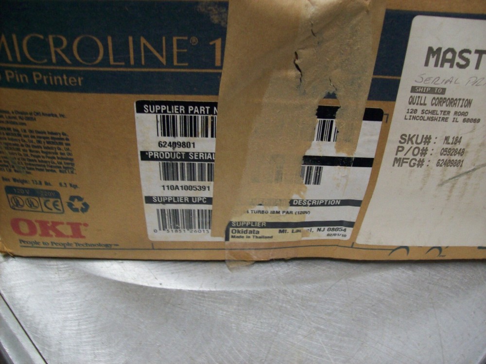 NEW OLD STOCK Micro Line 184 Turbo Printer