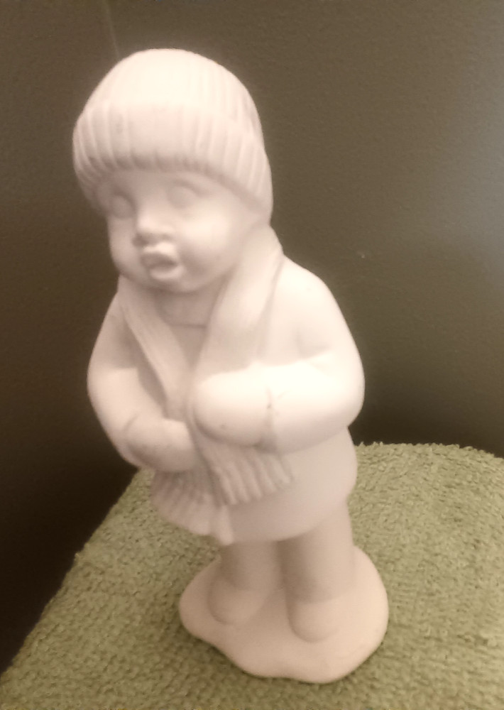 Boy & Girl Ceramic Bisque ready to paint