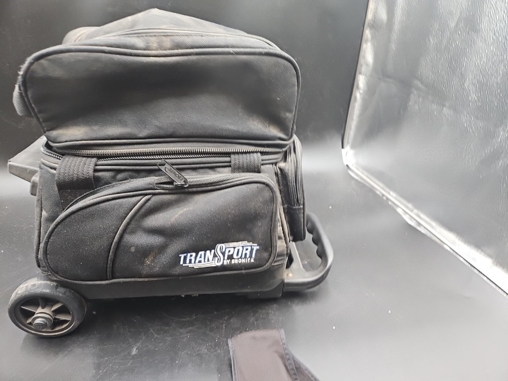 Ebonite Transport Ball Roller Bowling Bag Black