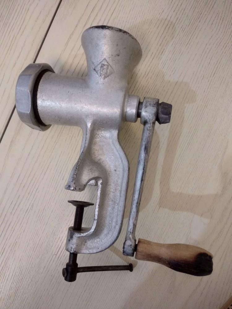 Vintage USSR Iron Meatgrinder