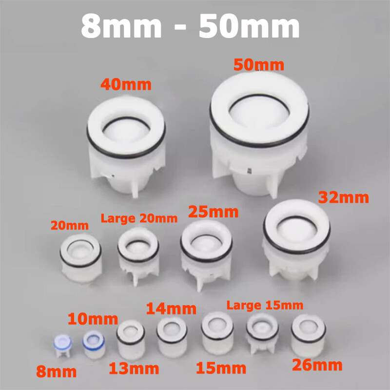 8mm-50mm Plastic Insert Check Valves Non-Return One Way Water Control Connectors