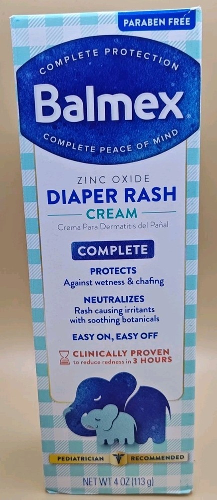 Balmex Complete Protection Diaper Rash Cream - 4 oz