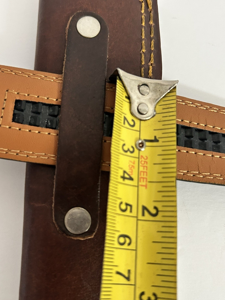 Brown Leather straight Fixed Blade Knife Sheath