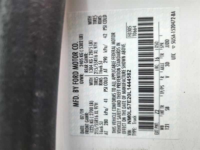 2019-2023 Ford Transit Connect 4.2" Display Screen