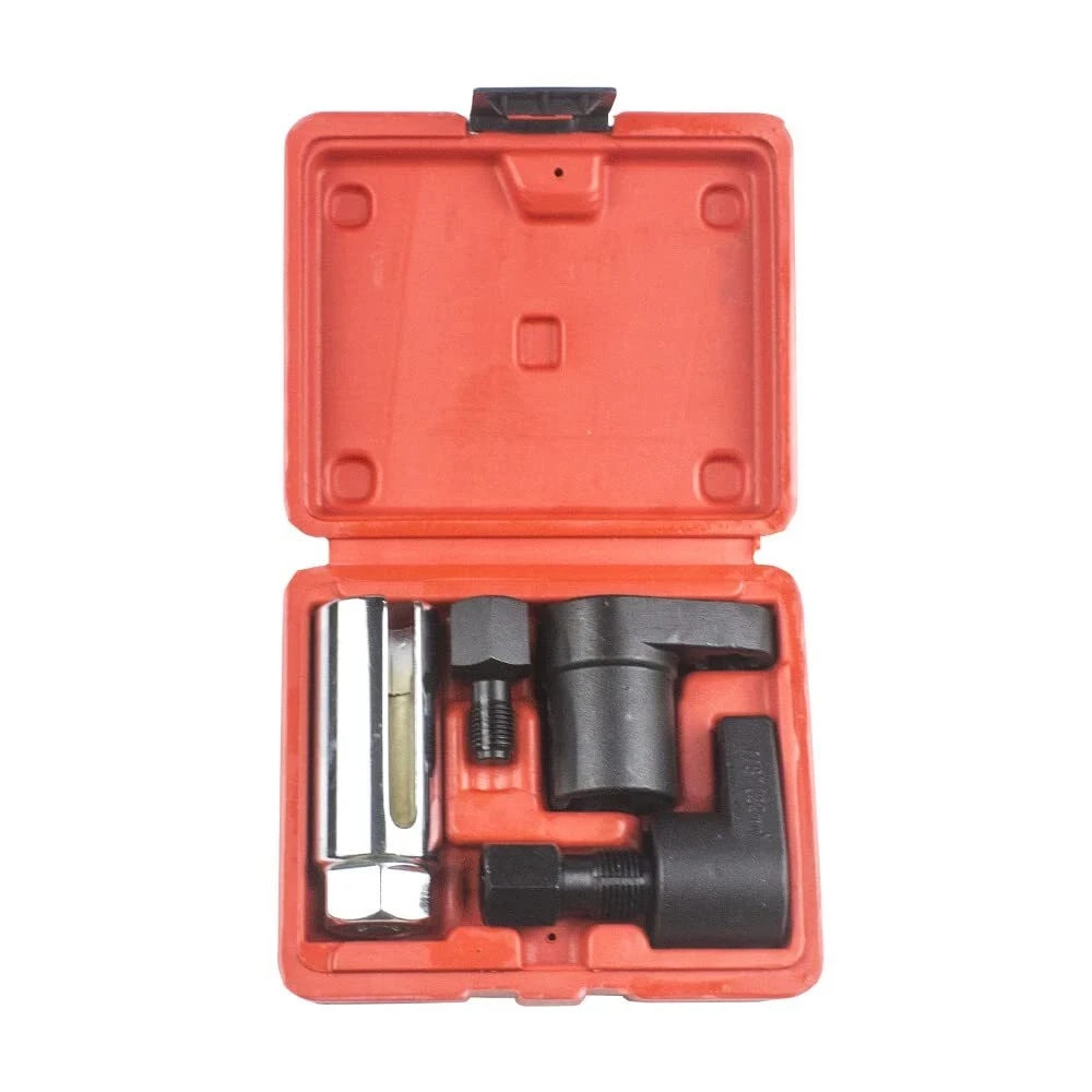 Oxygen Sensor Socket Wrench Thread Chaser 02 Sensor Remover Tool Offset Vacuum S