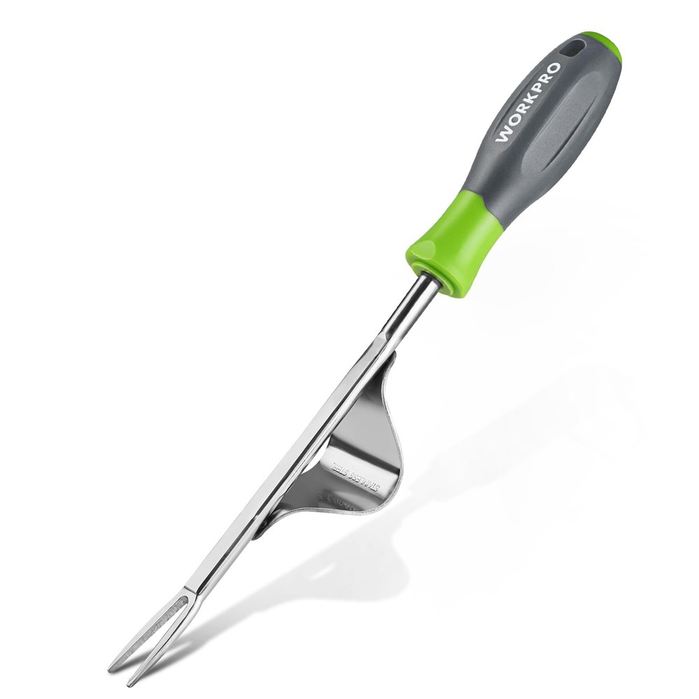 Heavy Duty Garden Weeder Tool Root Remover Weed Puller with Soft  Handle