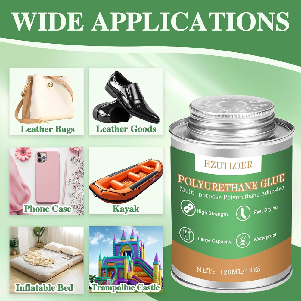 Polyurethane Adhesive,120Ml Multi-Purpose Polyurethane Glue,Super Glue for Pu...