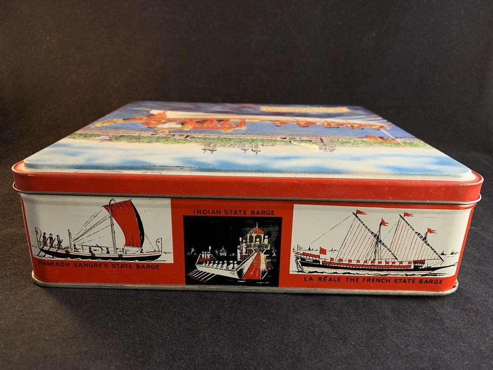 Vintage “The State Barge on the River Thames” Tin