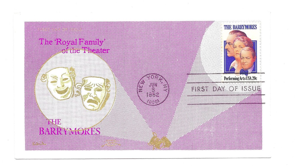 2012  The Barrymores Colonial FDC