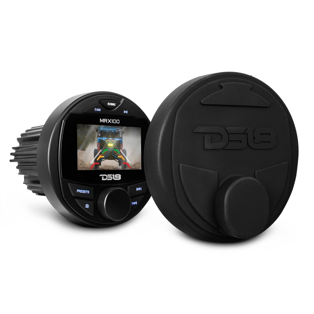 DS18 MRX100 Marine Head Unit Video TFT LCD Screen Bluetooth Audio USB Receiver