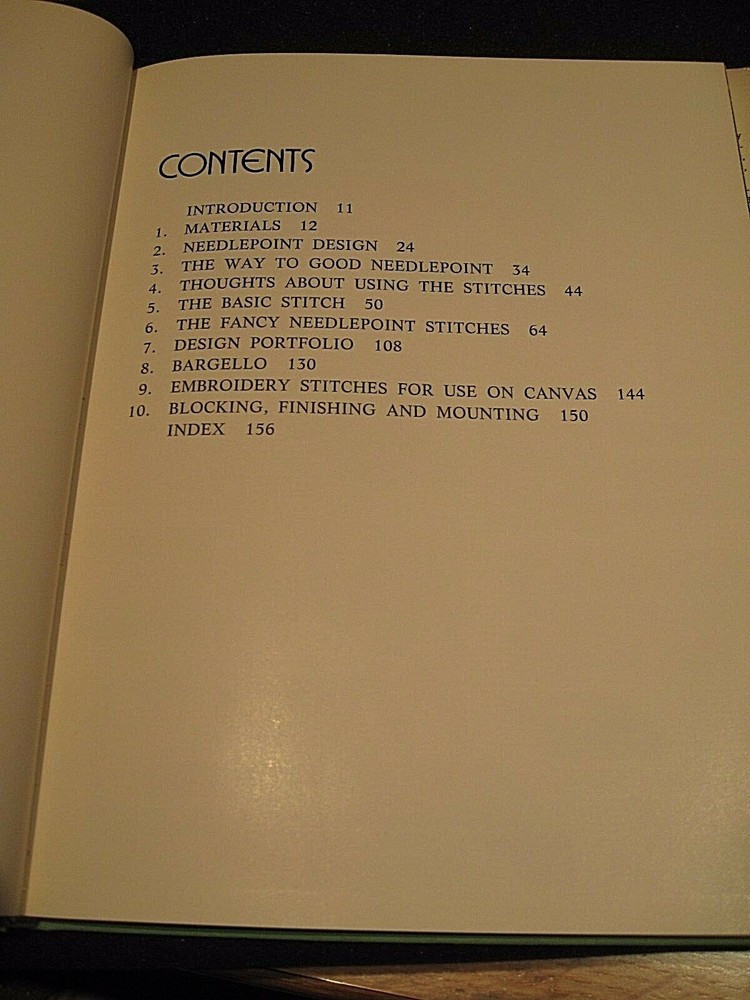 NEEDLEPOINT STITCHERY - MARGARET BOYLES - OVER 65 BASIC & DECORATIVE STITCHES