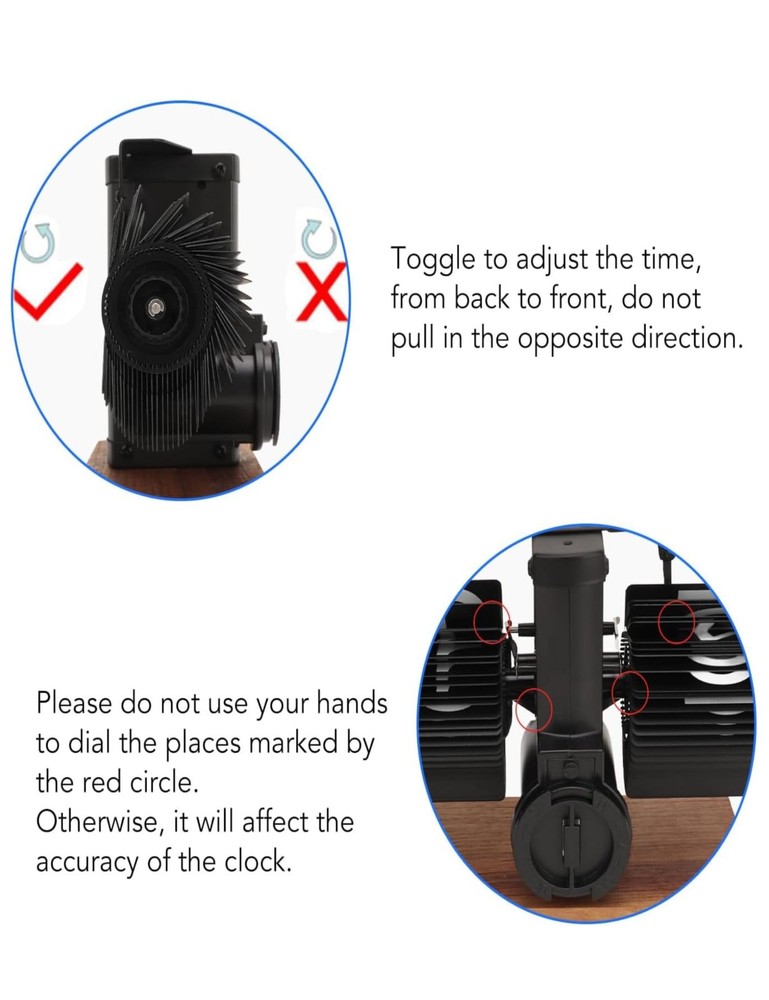 Digital Flip Down Clock, Retro Automatic Page Turning Clock, Internal Gear Op...