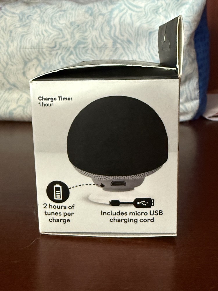 Shake Your Shiitake Rechargeable Bluetooth Mini Speaker - Modern Monkey -Black