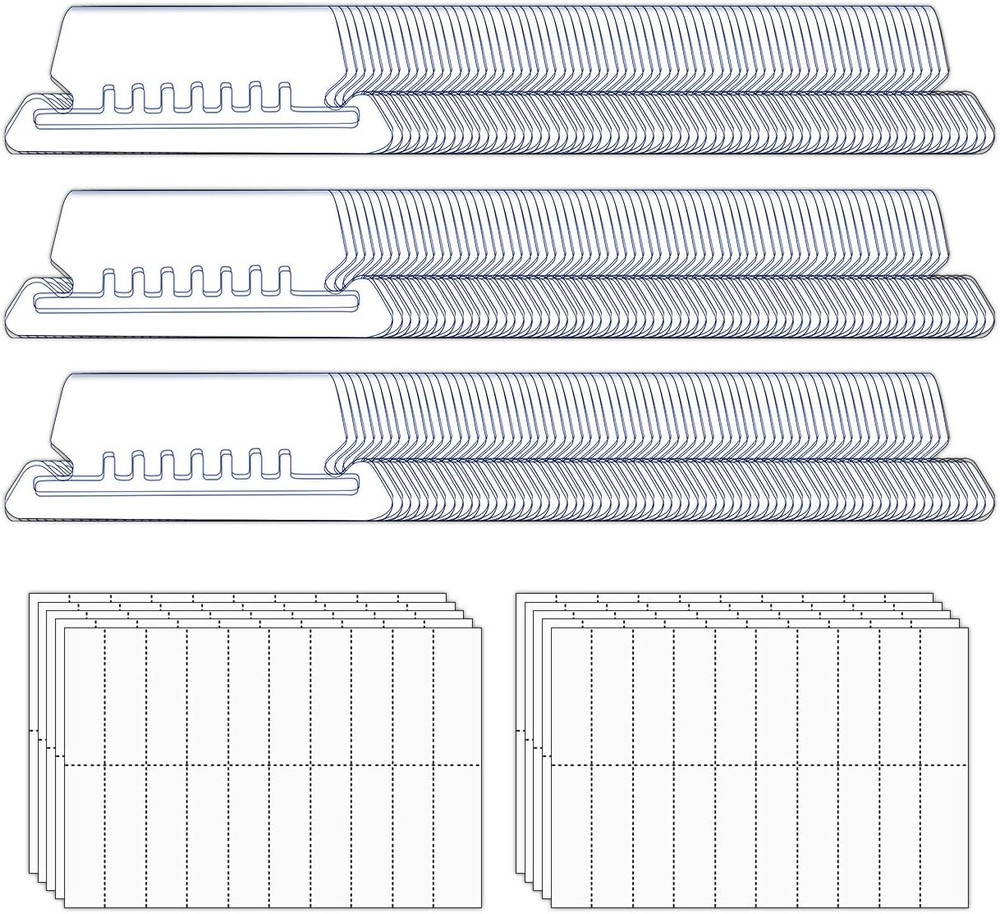 File Folder Tabs 210 Sets Hanging File Folder Labels 2 Tabs & Inserts New