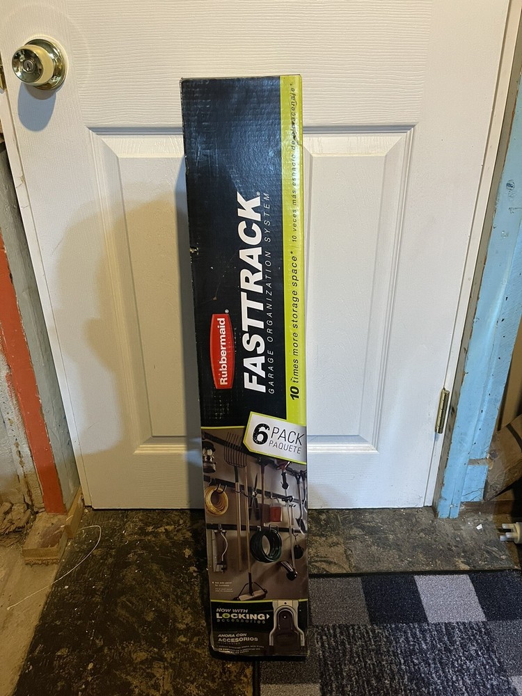 Rubbermaid fast track garage organization system (6 Pack)