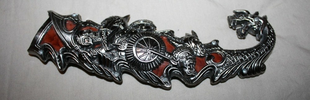 Fantasy 14" Medieval Knight & Dragon Dagger with Sheath