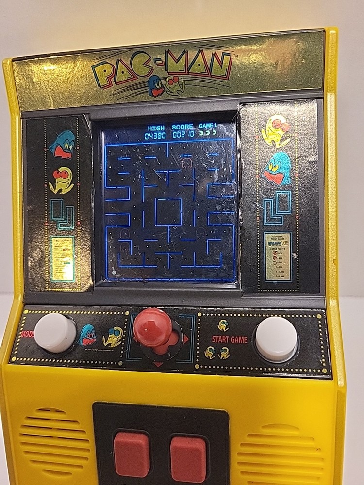 Pac-Man Mini Game Arcade Machine Handheld Classic Retro Tabletop Game