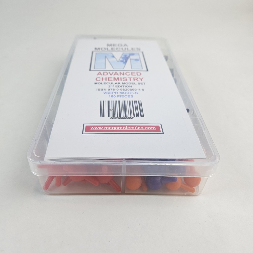 Advanced Chemistry Molecular Model Set 2nd Ed. VSEPR Models 180 Pieces Complete