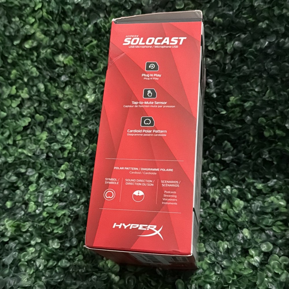 HyperX SoloCast – USB Condenser Gaming Microphone, for PC, PS4, PS5 and Mac