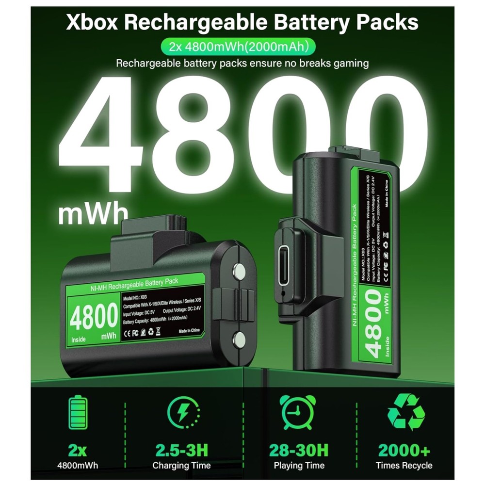 Fast Charging Kit for Xbox One Elite Controller