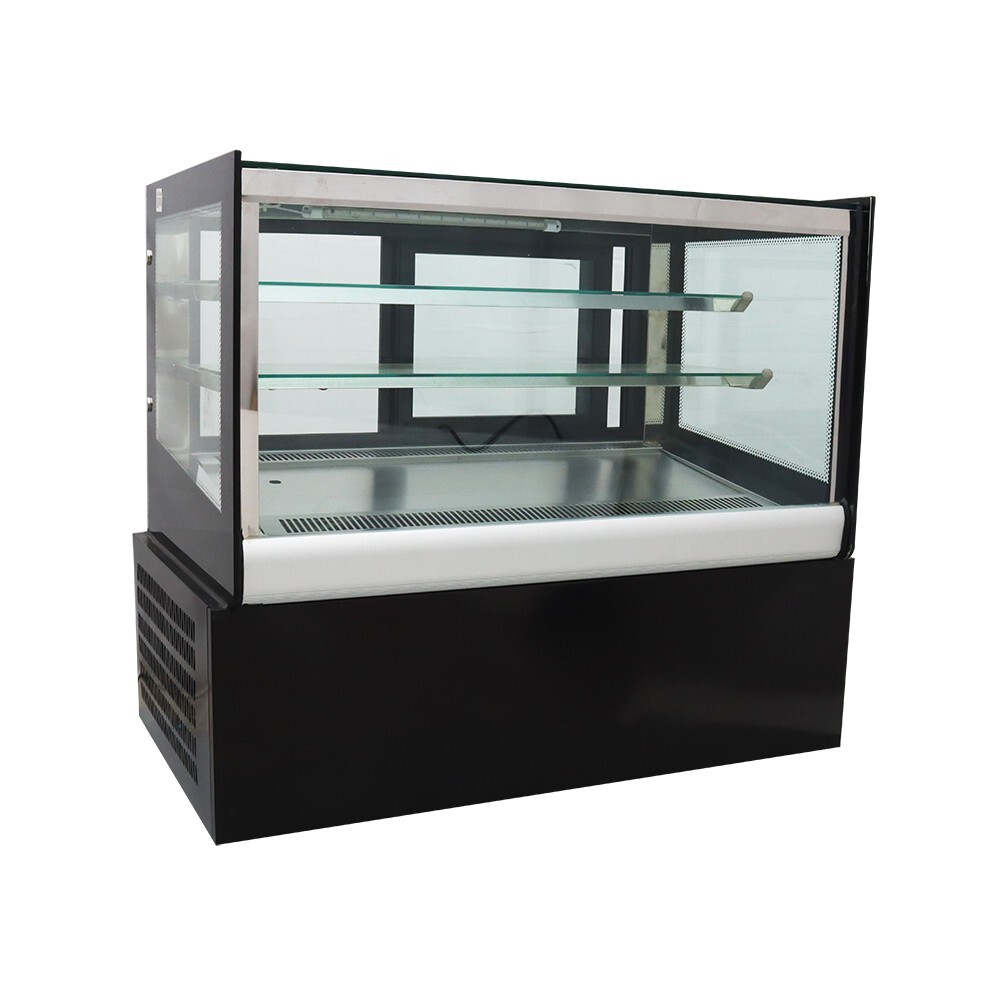 Desktop Refrigerated Cake Display Cabinet 3 Layers Showcase 220V LED Lighting