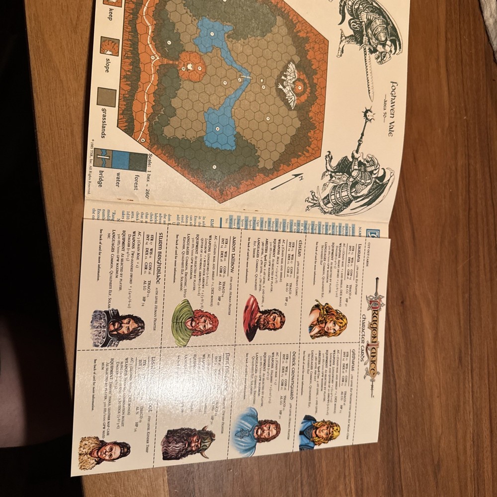 TSR Dragonlance Dragons of Light VG+