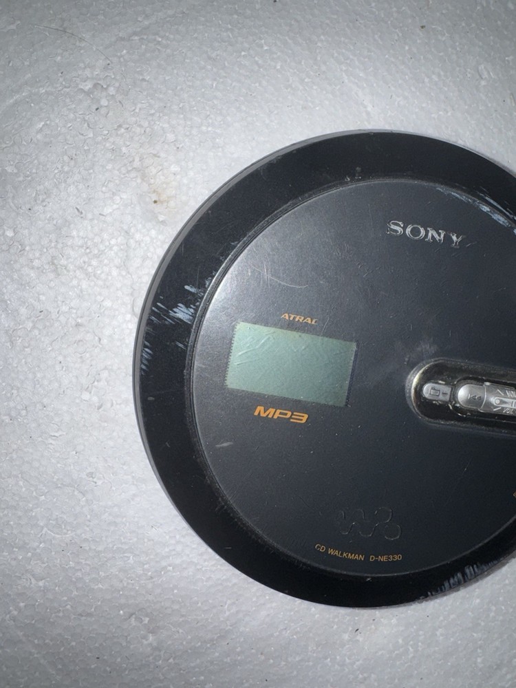 Sony CD Walkman D-NE330 MP3 Player Untested AS IS