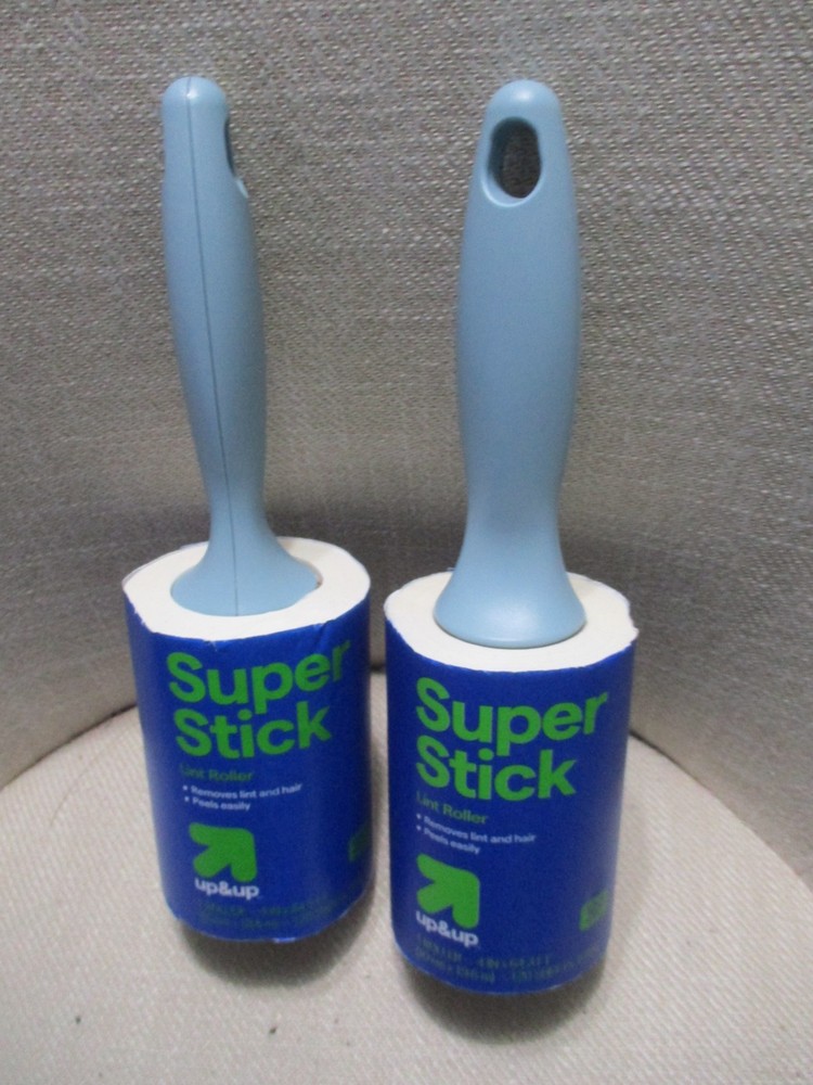 2 Super Stick Lint Rollers 120 Sheets each up&up™