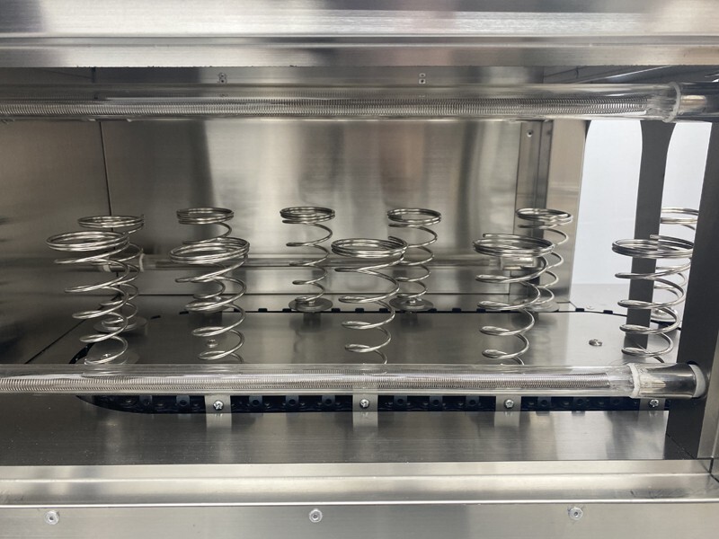 4Head Pizza Cone Forming Machine with Automatic Rotational Pizza Oven Dough Bake