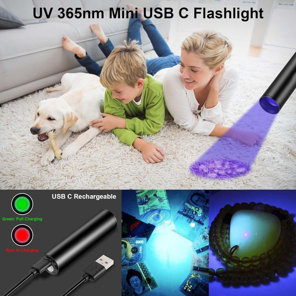 Flashlights High Lumens Rechargeable, LED Flashlight USB C, High Powerd