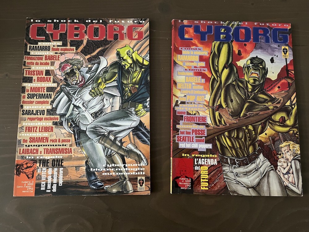 Cyborg No.1 1992 & No.3 1993 - Telemaco Comics