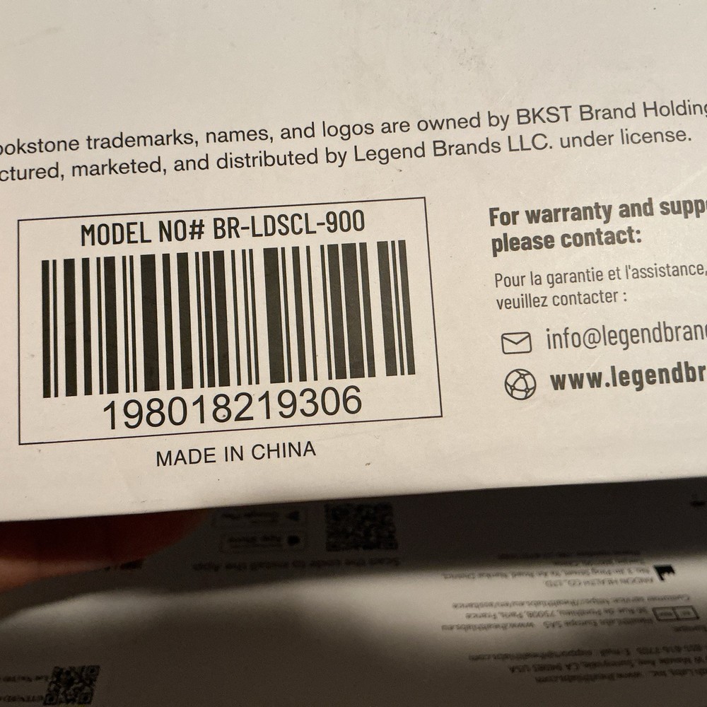 Brookstone Bluetooth Smart Scale Health Monitory NIB