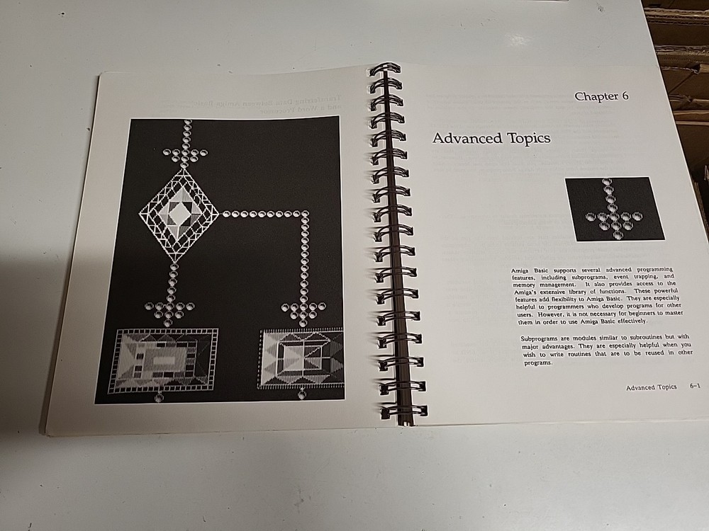 Vintage Amiga Basic User Manual 1985 Microsoft Commodore Amiga Programming Book