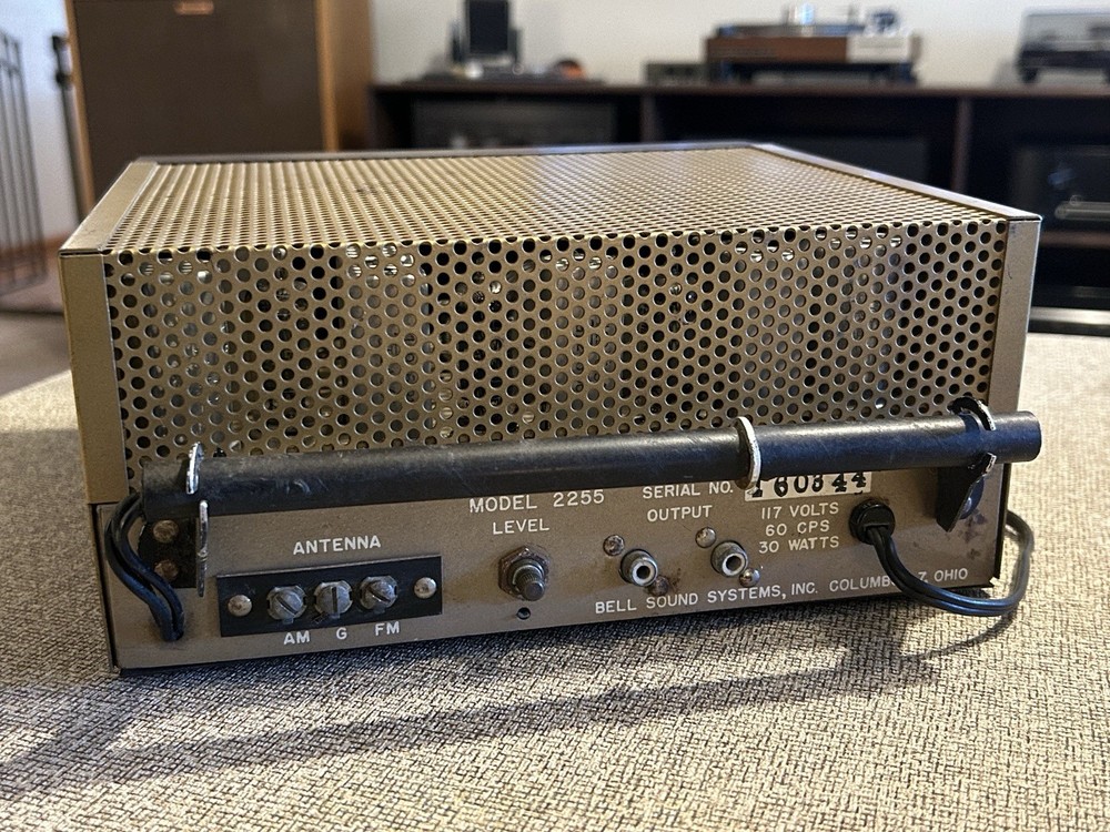 Bell Model 2255 Receiver tested working (See Video)