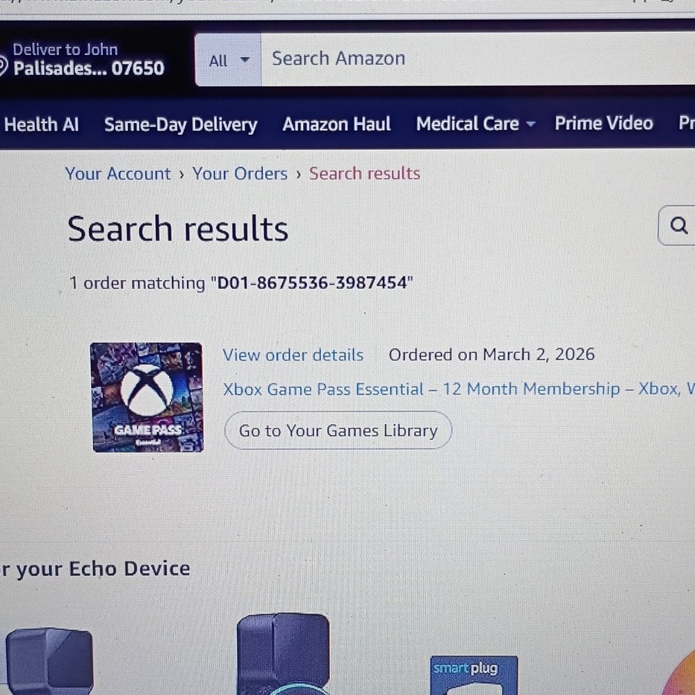 Microsoft Game Pass Essential 12 Month Membership Card for Xbox Console