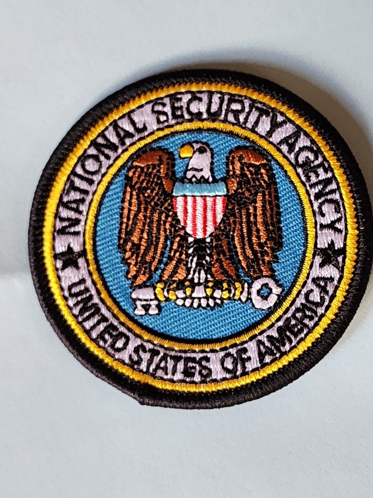 National Security Agency (NSA) Patch - Iron on Stitched Patch NEW!